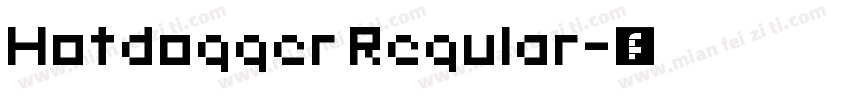 Hotdogger Regular字体转换